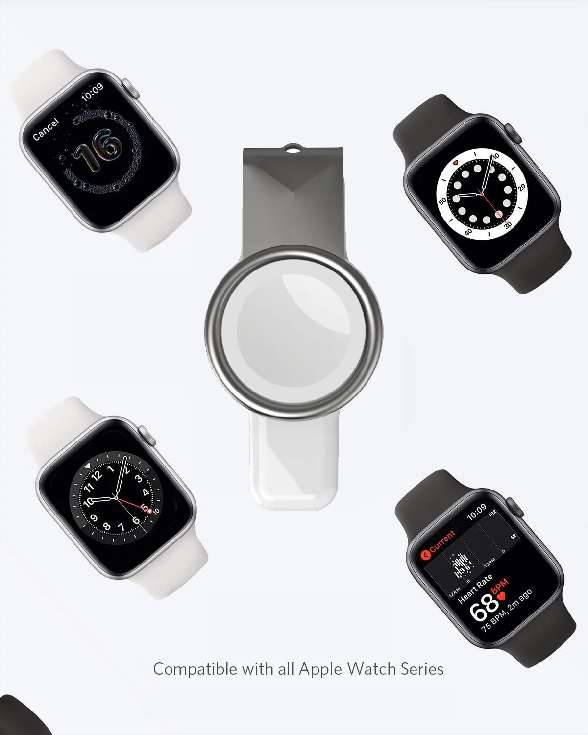 2-in-1 Wireless Magnetic Smart Watch Charger Type-C USB Interface for Apple 1/2/3/4/5/6/7/SE Fast Charging and Portability | Мобильные
