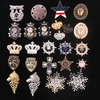 fashion brooch breastpin order of merit college army rank metal badges applique for clothing he 2676