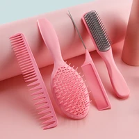 4pcs hair brush comb set air cushion massage comb paddle comb high quality styling comb salon hairdressing styling tools