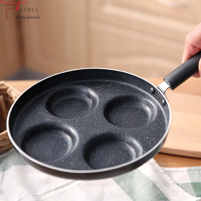 Multifunction diameter 24cm 10inch Nonstick Frying Pan Aluminium Alloy 4 units Cookware Fry Egg Pancake Steak Use for Gas Cooker | Дом и сад