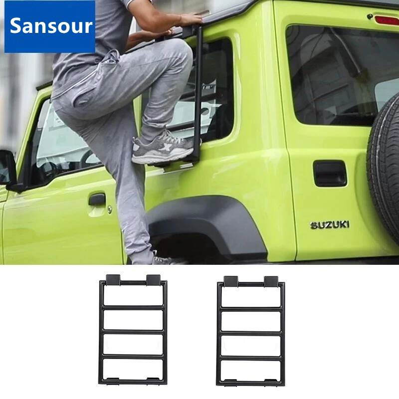 

Car Rear Window Extension Climbing Ladder Protective Frames for Suzuki Jimny 2019 2020 2021 Exterior Accessories Sansour