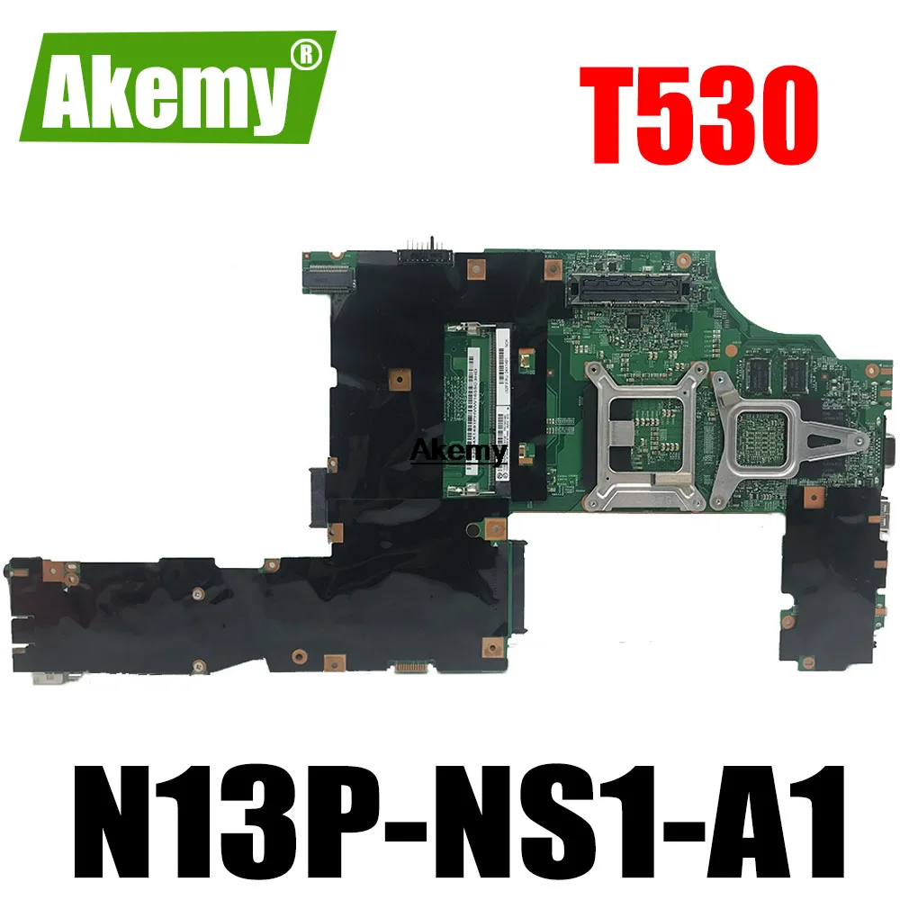 Оригинальная материнская плата For Lenovo ThinkPad T530 nvidia N13P NS1 A1 FRU 04w6824|Материнские платы|