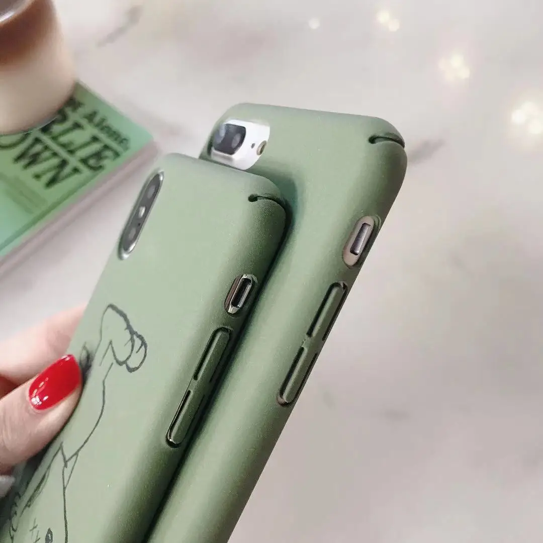 Japan cute cartoon Charlie Brown friend puppy phone case for iphone Xs MAX XR X 6 6s 7 8 plus peanut Funny pattern hard coque |