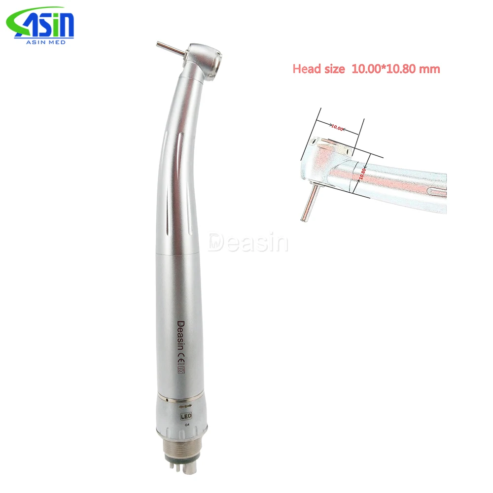 

1 шт., стоматологический волоконно-оптический мини-стоматологический наконечник, немецкий керамический подшипник кВ, быстрый разъем, светодиодный, наконечник