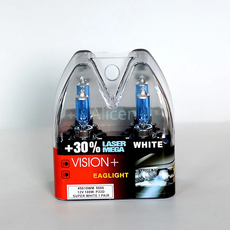 100 Вт 12 в супер-лампы белого цвета H7 Racing Vision+ 30% больше яркости авто фары Hi/lo луч галогенная лампа ралли Производительность Пара