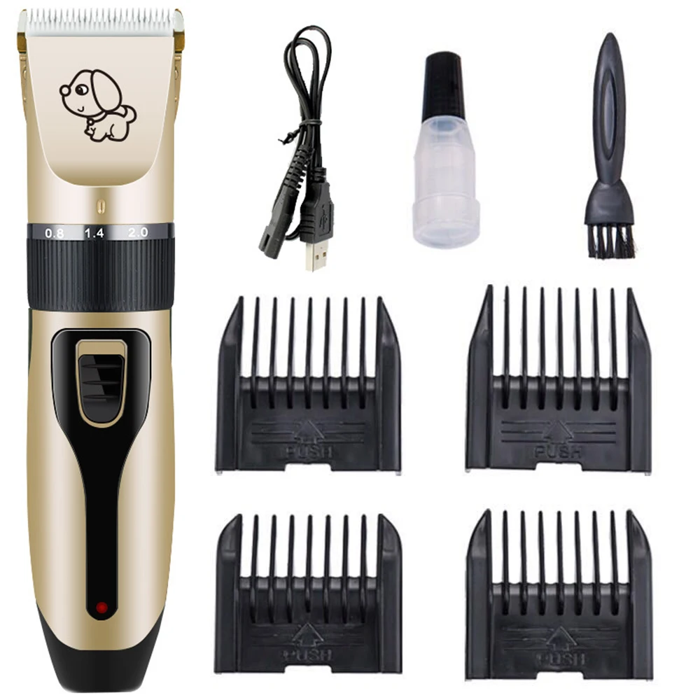 

Professional Dog Clipper Cat Hair Clippers Cordless Rechargeable Pets Grooming Haircut Trimmer Shaver Set