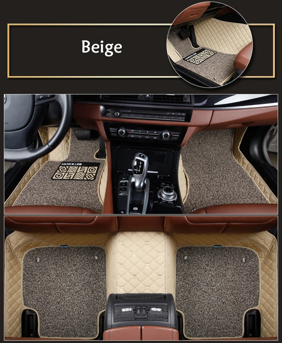 Пользовательские автомобильные коврики для Mercedes Benz B class W245 W246 180 170 160 200 220 260 водонепроницаемый кожаный Противоскользящий ковер