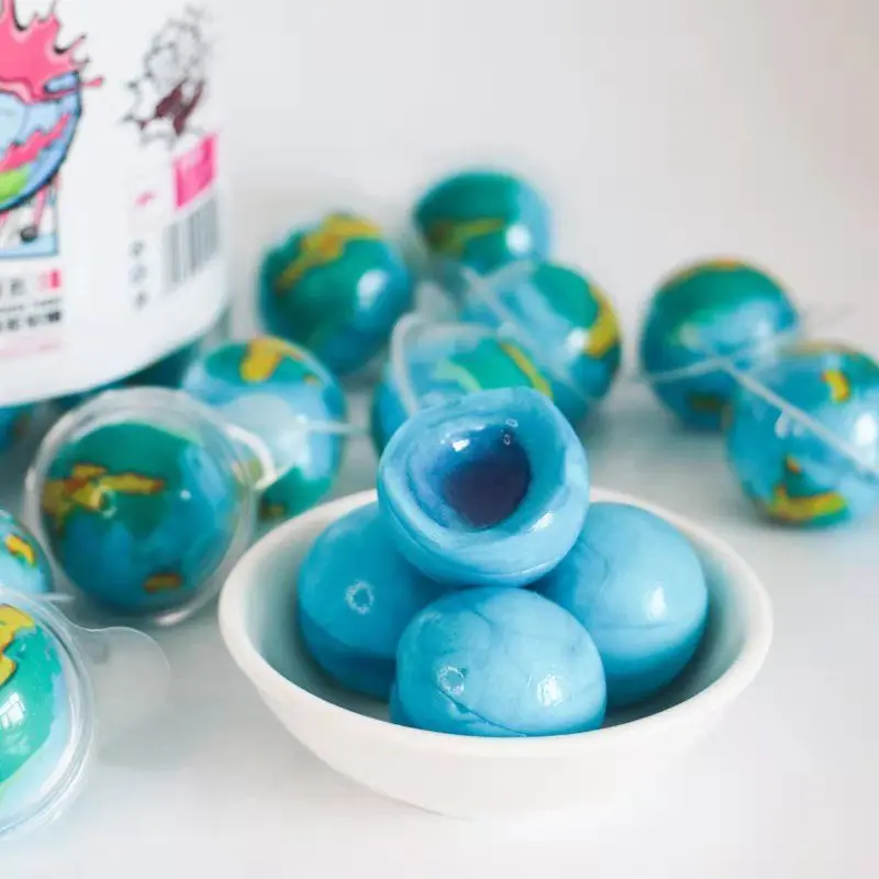 

Little golden dragon net red 3d earth popping jelly eyeball candy eyeball candy