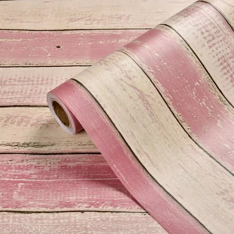 Водостойкие 3d обои из ПВХ с деревянным кирпичом для украшения стен спальни гостиной ресторана Наклейки на