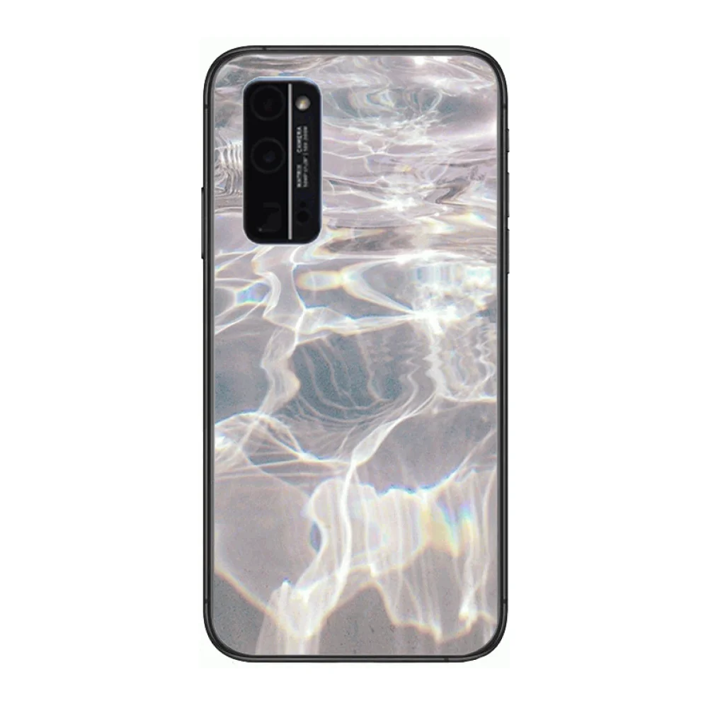 

starry sky Phone Case Hull For Huawei Honor 8 9 10 20 30 A S Lite Pro 5g i Black Back Soft Cell Cover Pretty