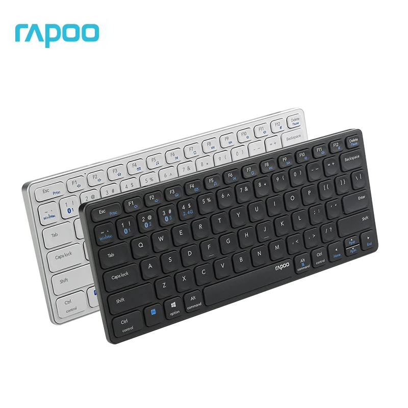 Оригинальная Беспроводная USB-клавиатура RAPOO E9050G 2 4G Bluetooth 5 0 3 мини ультратонкая