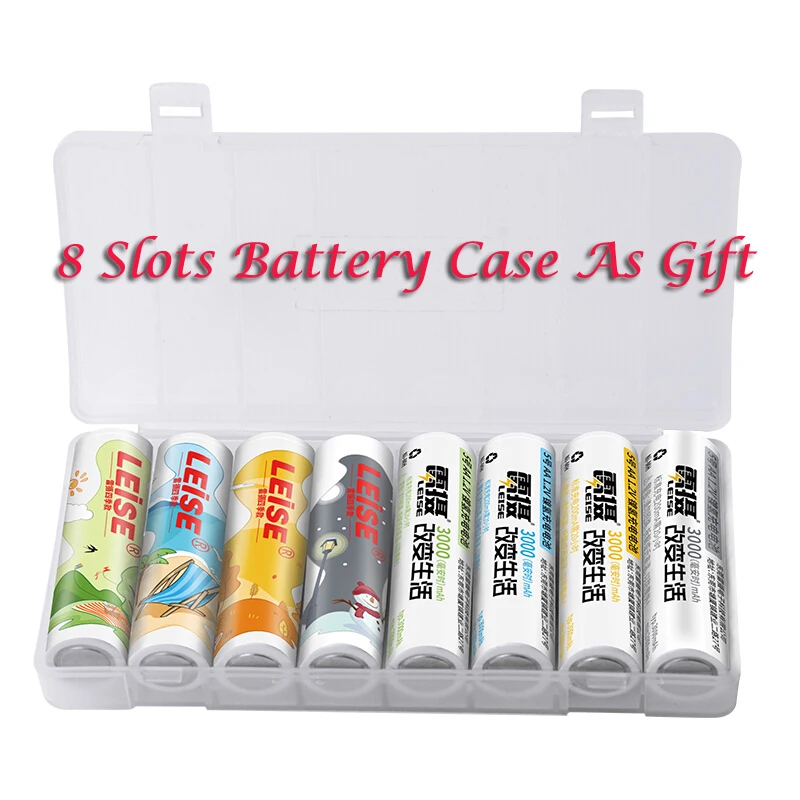 Leise AA 3000mah nimh аккумуляторная батарея оригинал 1 2 V 2a Ni MH четыре сезона