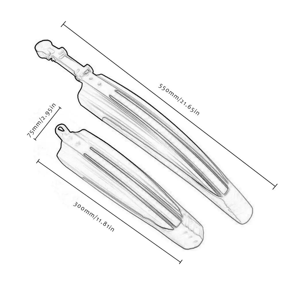 

Mountain Bike Mudguard Plastic Clay Board Bicycle Accessories Bicycle Fenders Mountain Road Bike Mudguard Front Rear