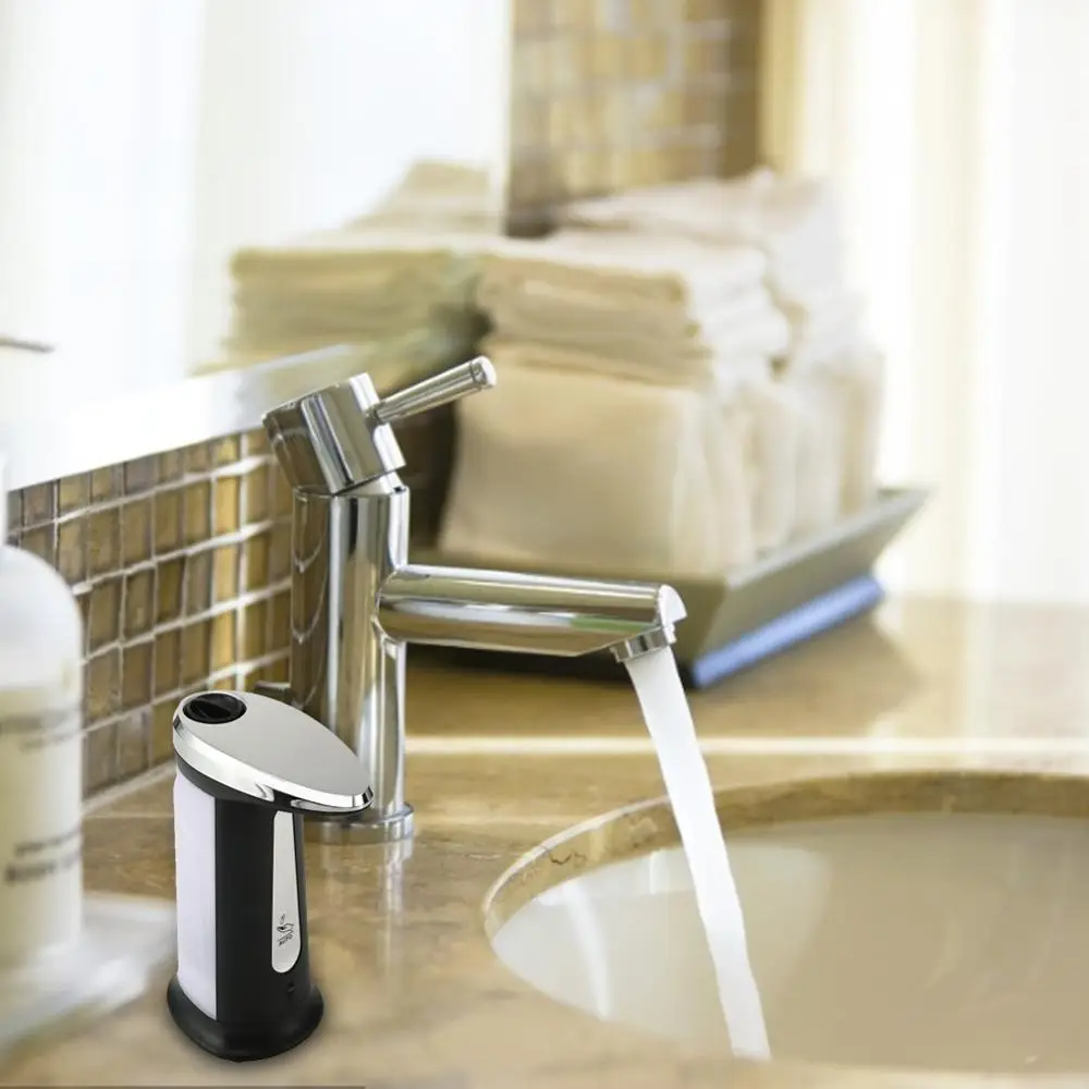 

400Ml Soap Dispenser Battery Operated Electric Automatic Intelligent Sensor Induction Touchless ABS Hand Washing Dispensers