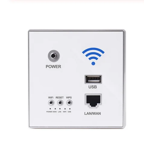white 300 м 110~ 250 В Белый USB разъем беспроводной wifi usb зарядный разъем, настенный встроенный беспроводной маршрутизатор AP, 3g wifi ретранслятор - Цвет: white