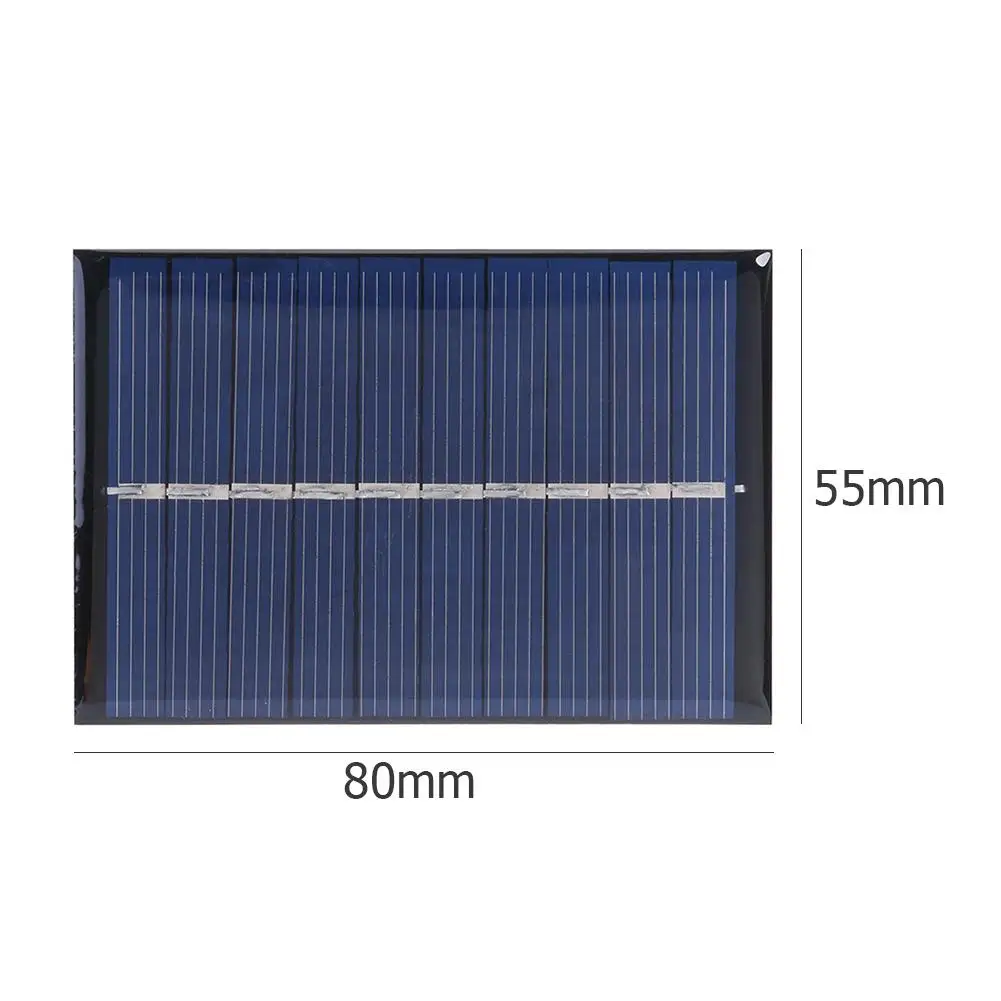 Портативная панель солнечного зарядного устройства DIY 0 6 W 5V 120mA модуль солнечной
