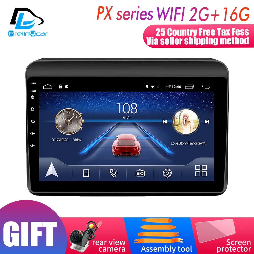 PX player 2G16G 4G LTE Android 9,0 система автомобиля gps Мультимедиа Видео Радио плеер в приборной панели для suzuki ERTIGA Навигация стерео - Цвет: PX player 2G16G