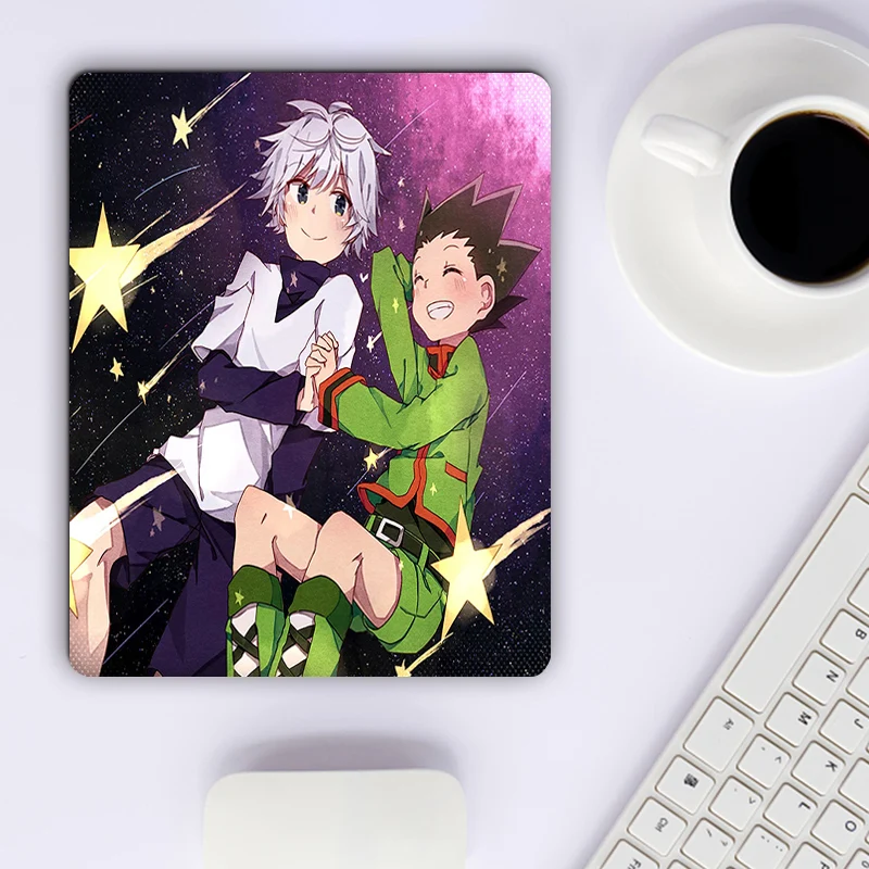 

Hunter X Hunter Mouse Mat Manga Pad Rubber Table Pads for Computer Setup Gamer Accessories Gaming Large Non-slip Carpet Cute Hot