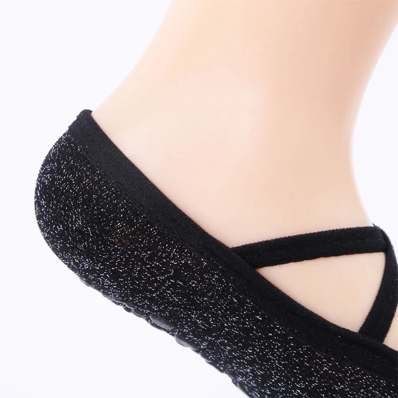 

Women's strap dance socks Anti Slip Cotton Ladies Ballet socks Sports Socks With Grips For Women Girls Supplies
