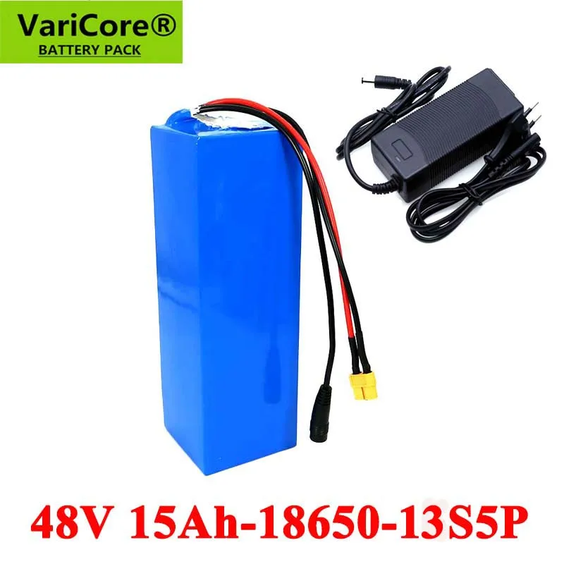 VariCore 48V 20AH 30ah 15ah 25ah Electric Bike Battery E-bike 54.6V 13S 18650 Lithium with 30A BMS 500W 1000W 1500W | Спорт и