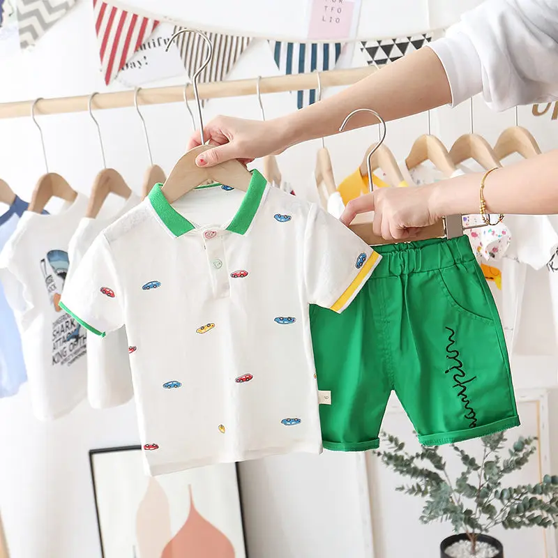 Летняя одежда для маленьких мальчиков и девочек Детская футболка с принтом