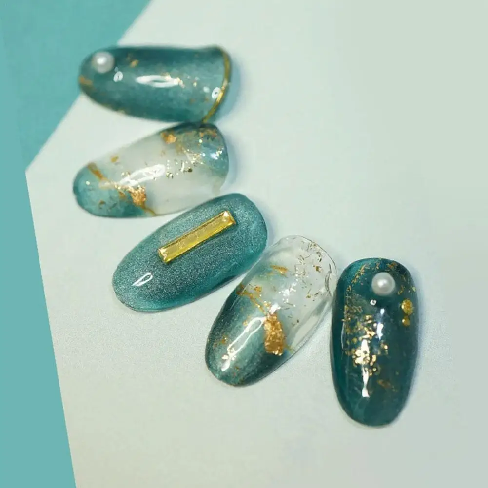 Gold Glitter Flakes Irregular Aluminum Foil Sequins Winter Art Manicure Decorations Nail Chrome For Nails Powder U6R2