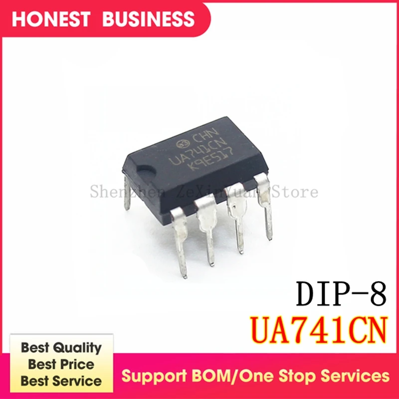 

10 шт./лот UA741CN UA741CP UA741 LM741 NJM741D DIP-8 в наличии