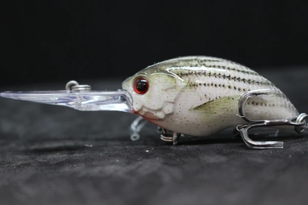 HC733X407 wLure 11g 8.5cm Deep Water Real Skin Painting Tight Floating Crankbait Cutting Blade Treble Hooks Fishing Lures HC733 - Цвет: HC733X407