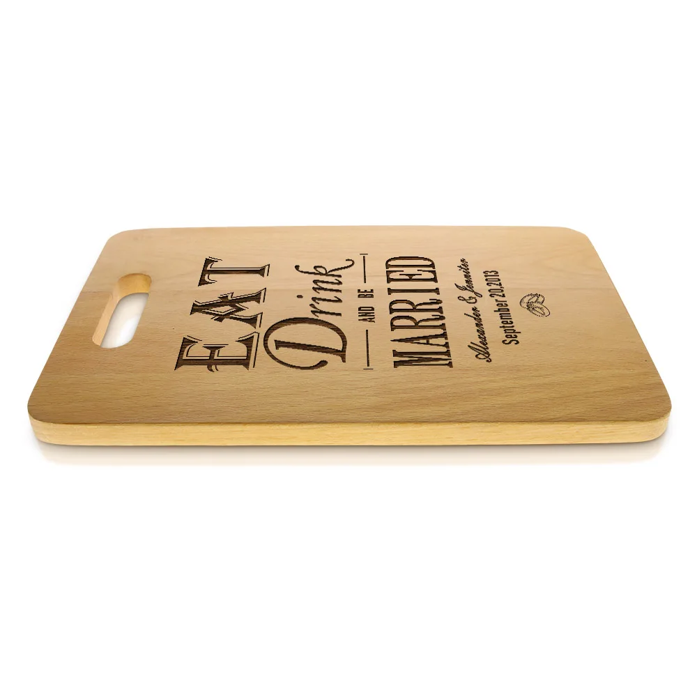 Есть пить и быть женатым на заказ выгравированы экологически чистые Разделочные