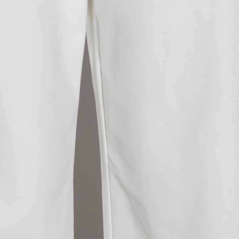 VGH Elegant Solid High Waist Women Pants Button Pleated Slim Straight Long Trousers Female Fashion Summer Korean New