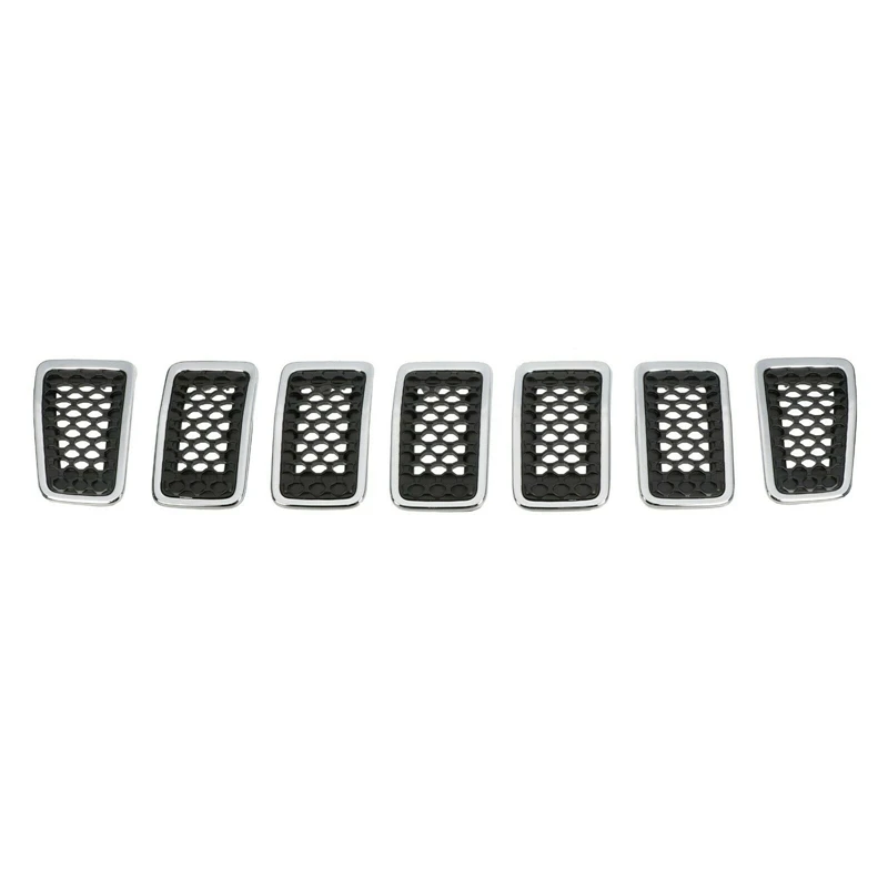 

6FM74SZ0AB for 2019 2020 2021 Jeep Cherokee Front Radiator Grille Insert Kit