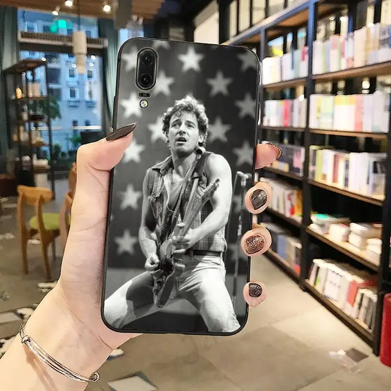 

American rock Bruce Springsteen singer Phone Case For Huawei honor Mate P 10 20 30 40 Pro 10i 9 10 20 8 x Lite