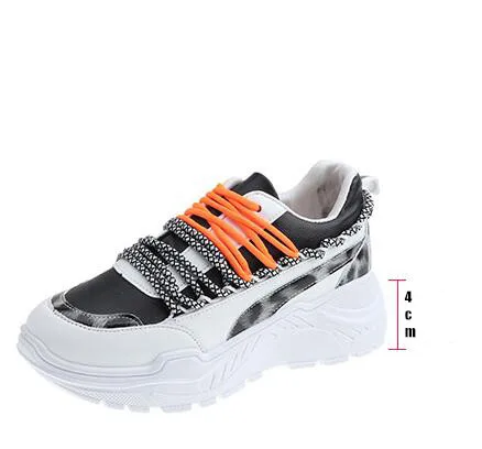 

Womens Shoes Pink Chunky Sneakers Comfortable Platform Wedges Shoes for Women Fashion White Casual Shoes Girl Zapatos De Mujer