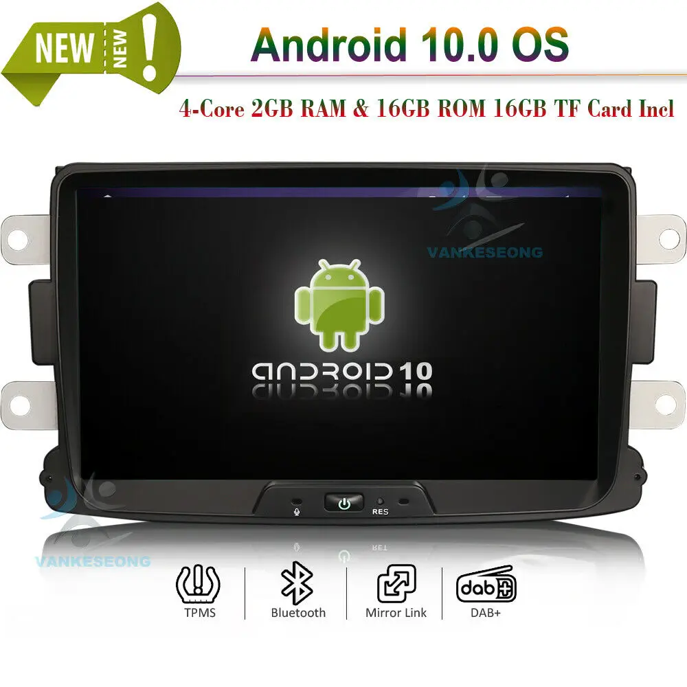 8 &quotAndroid 10 0 авто радио Автомобильный мультимедийный стерео DAB + WIFI Bluetooth GPS