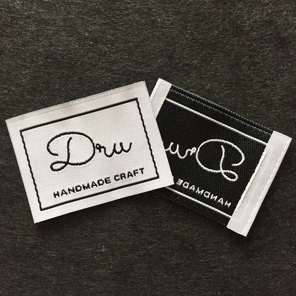 Wholesale Customized Private Design Woven Damask Logo Tag Labels For Clothing | Дом и сад