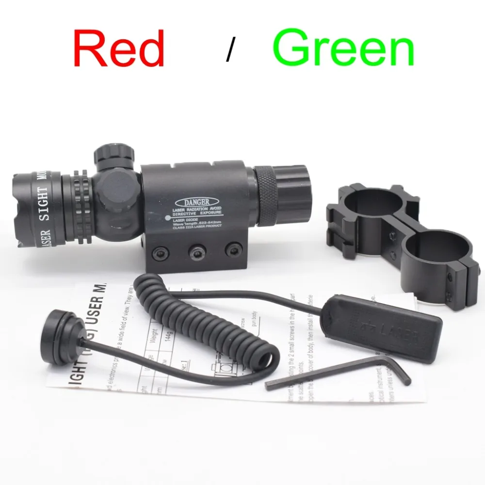 Тактический 5 мВт красный лазерный прицел дизайн 20 мм крепление задний