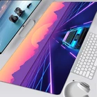 XXL Коврик Для Мыши DIY большой коврик для мыши игровой коврик для клавиатуры и мыши компьютерный Настольный коврик художественный Большой Волнистый Kanagawa