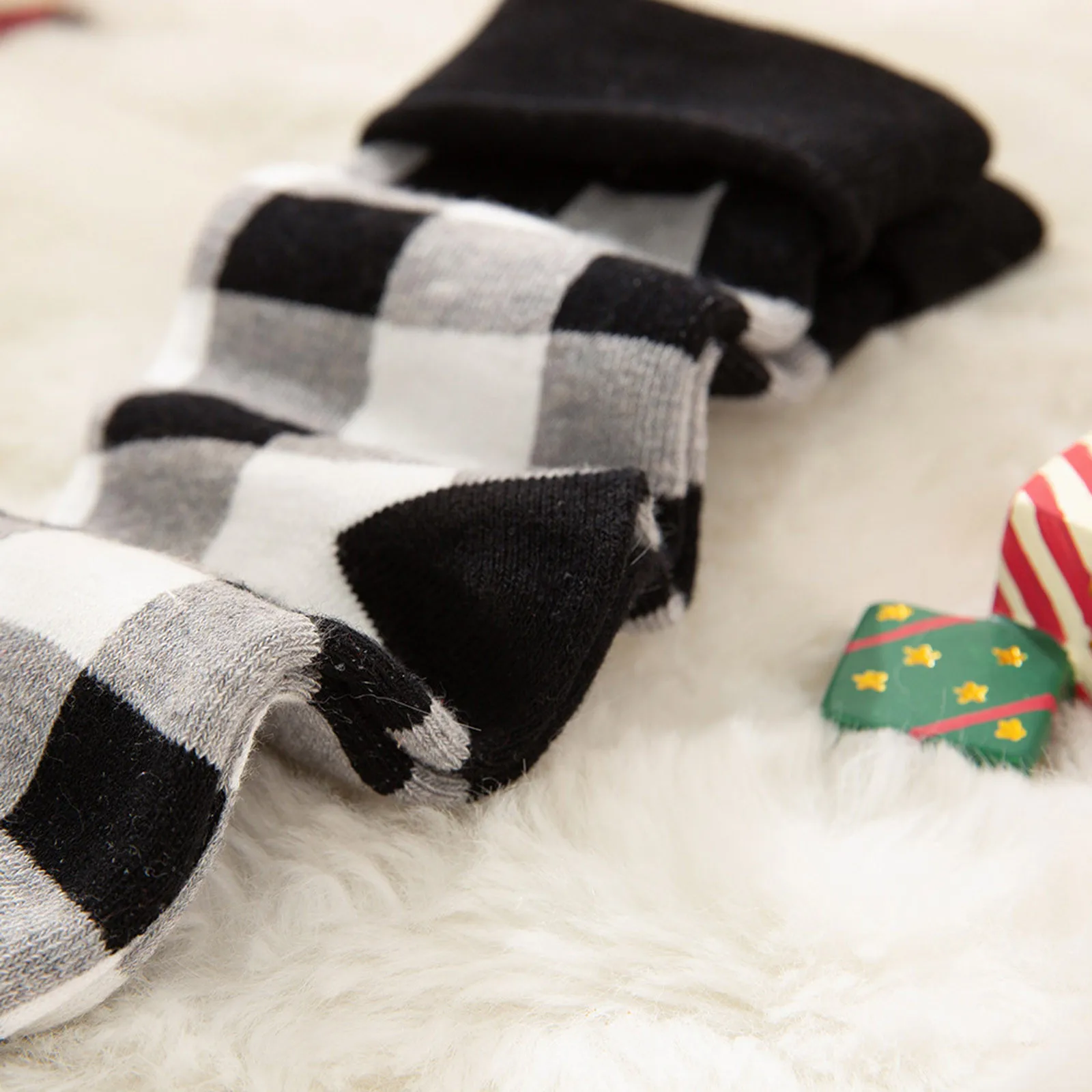 

Christmas Printed Unisex Adult Middle Tube Socks Cotton Children Baby Stockings Fall Winter Clothes Calcetines Navidad