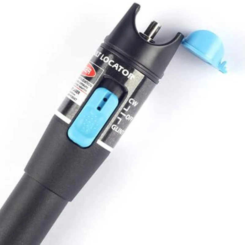 

TL532 1MW Visual Fault Locator, Fiber Optic Cable Tester Meter Red Light Pen Support SC FC ST Adapter
