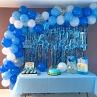 Синие украшение для торта на день рождения на тему 