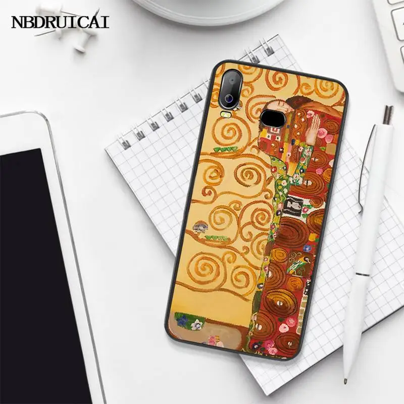 Чехол для телефона с рисунком Густава Климта PENGHUWAN the kiss Samsung A10 A20 A30 A40 A50 A70 A71 A51 A6 A8
