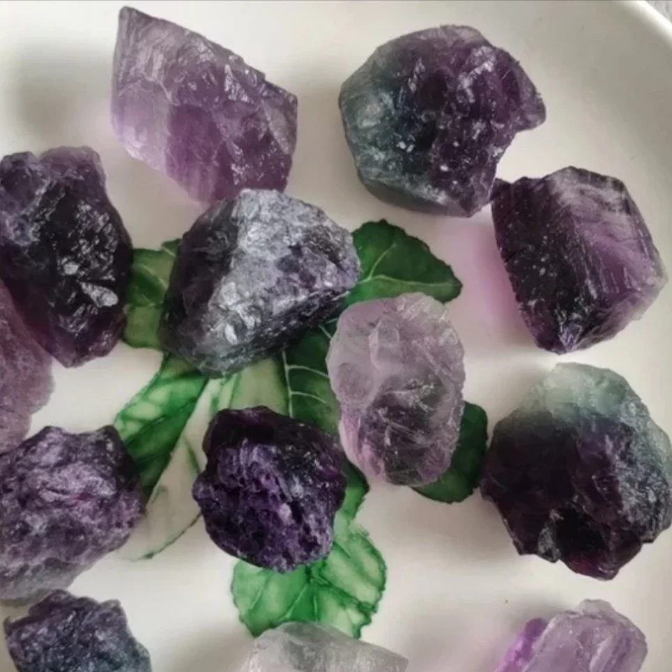 Природные цветные фторшпаты домашняя ароматерапия украшения для морского