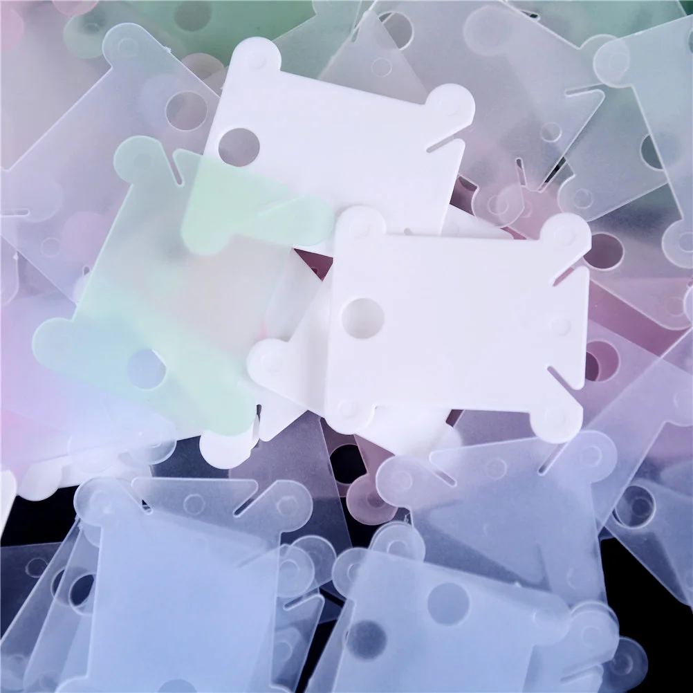 100 искусственная пластиковая вышивка нить рукоделие держатель для хранения