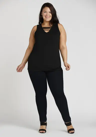 

Women casual plus size middle waist jeans pants black pencil pants custom logo print on product and package from 1pc dropship