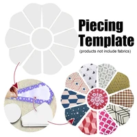 40pcs handmade diy patchwork tool flower paper quilting templates patchwork template paper plate paper mold for sewing quilting