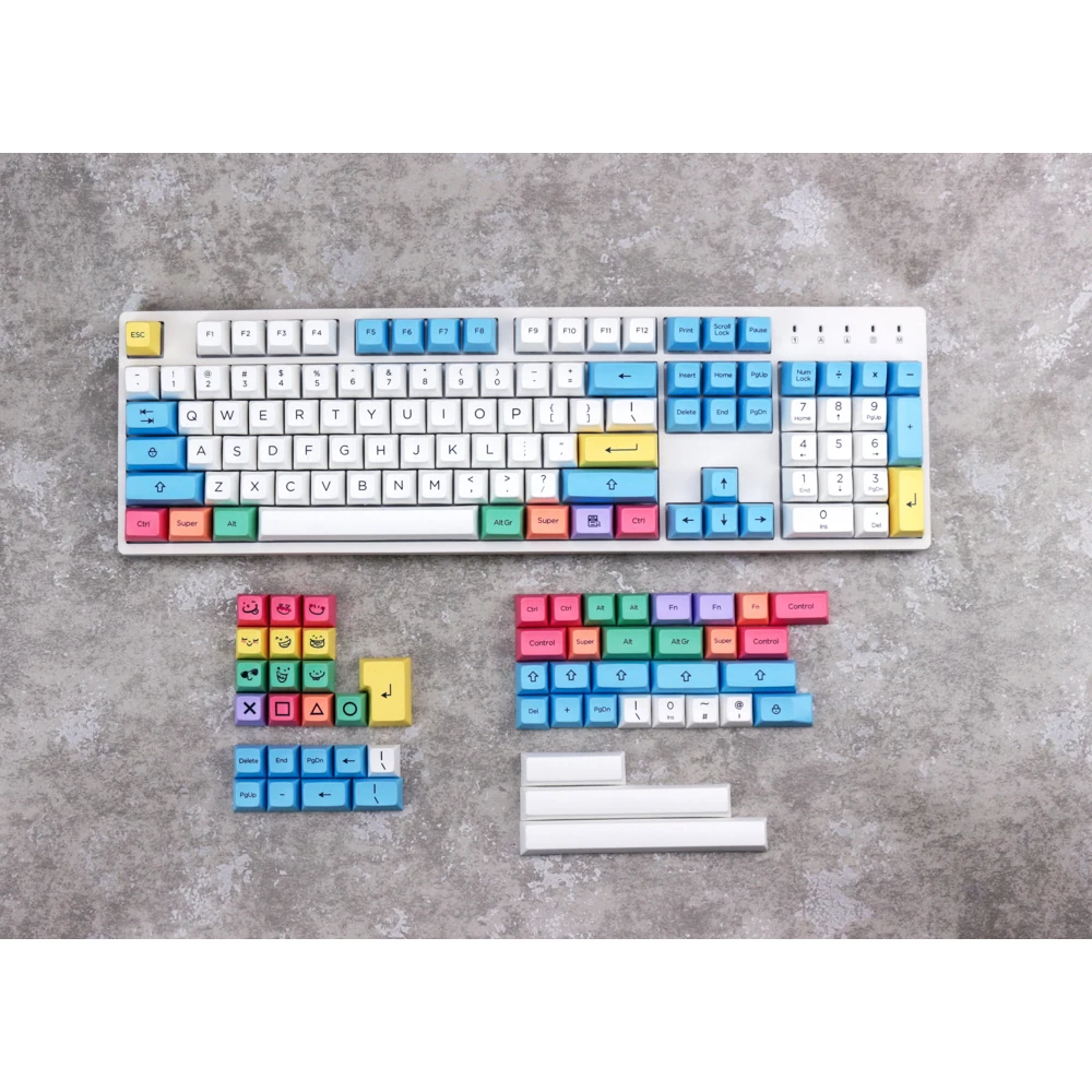 g mky dye subtion keycaps sa chalk colorway keycap sa pbt sa profile for mechanical gaming keyboard free global shipping