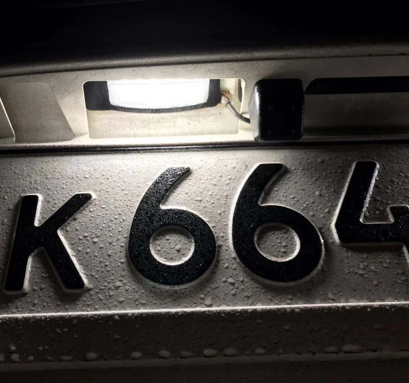 

Подсветка заднего номерного знака для автомобиля, без ошибок, белая, для Mitsubishi Eclipse 1, 2, 3, 4, Eclipse, cross, Outlander, Lancer