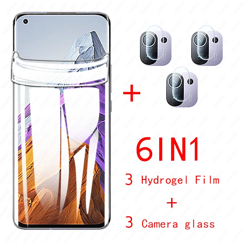 Гидрогелевая пленка для Mi 11 Pro, стекло для объектива камеры Poco X3 Pro NFC F3 M3 Для XiaoMi 11 Ultra Lite 11i 10T 10tpro, защитная пленка для экрана