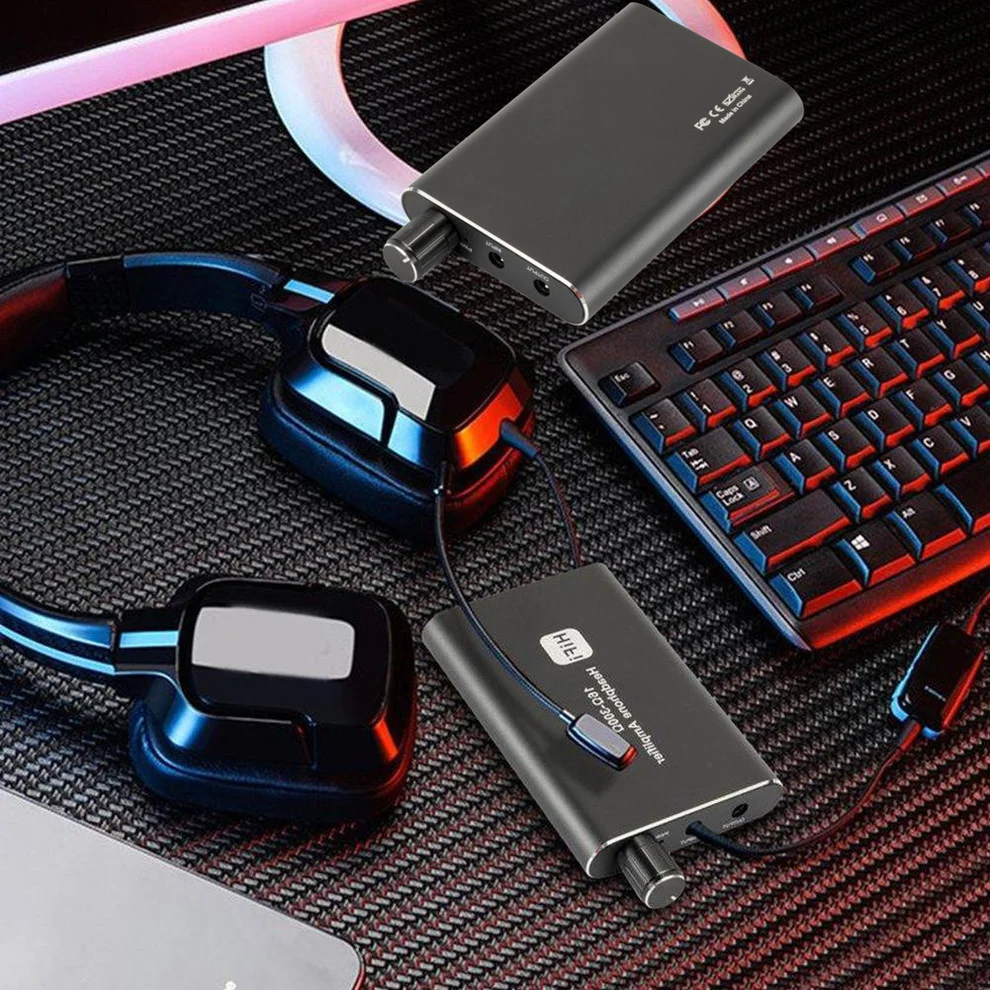 Портативный Hi-Fi усилитель для наушников LccKaa аудиоприемник головка