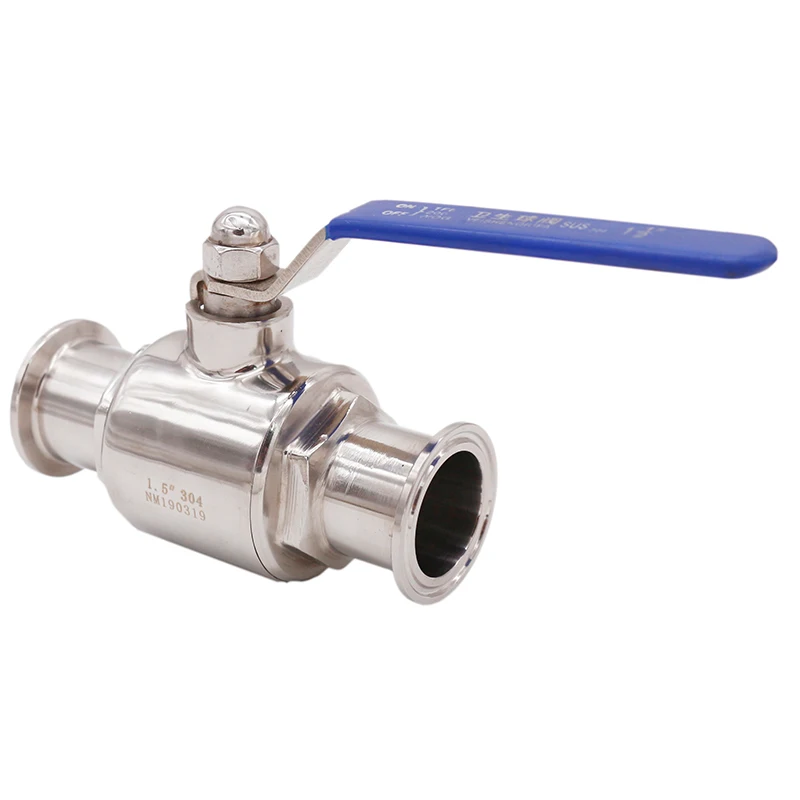 1 5 &quotтрехзажимный шаровой клапан плоская ручка полный порт 50 мм OD 2 шт. дизайн 304